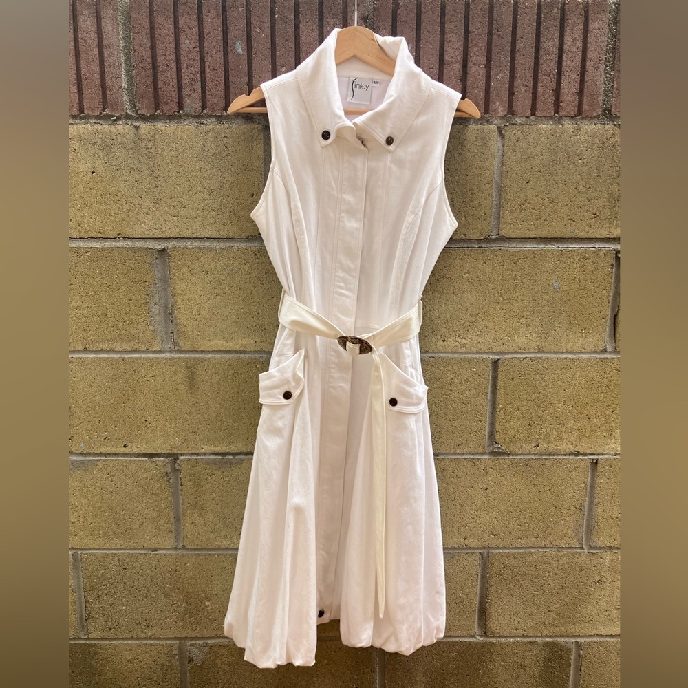 Finley trench dress size 12 bubble hem
